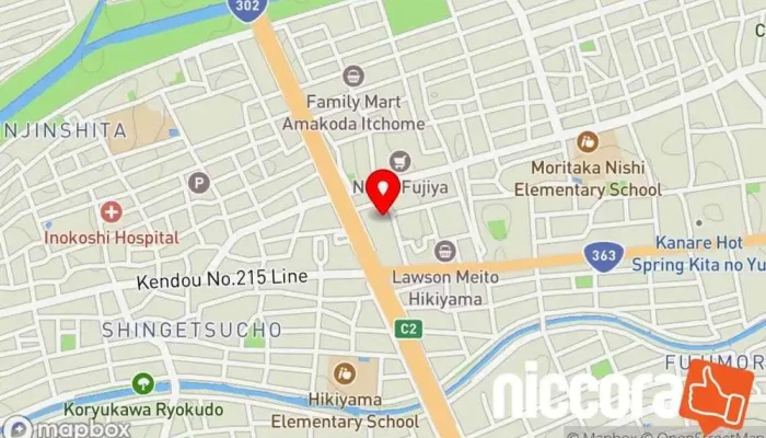 の地図 愛知ビジネスコンピュータ ソフトウェア企業 で 名古屋市