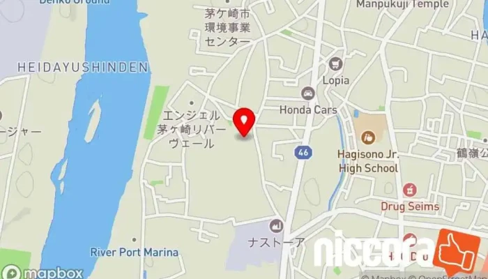 の地図 八洋コンサルタント技術センター 企業のオフィス で 茅ヶ崎市