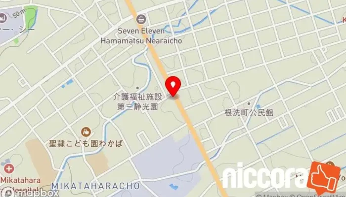 の地図 浜松コンピューティング パソコン修理店, 測定器販売業者, ソフトウェア企業 で 浜松市