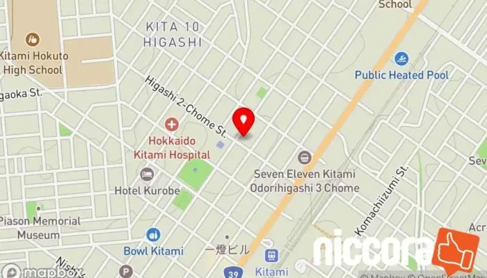 の地図 北見・網走・紋別シゴトガイド / ㈱北海道アルバイト情報社 北見営業所 広告代理店, 出版社 で 北見市
