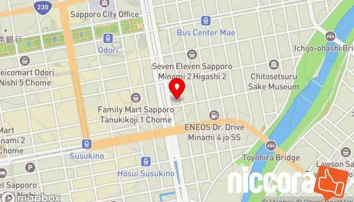 の地図 本気（マジ）転職エージェント 職業紹介所 で 札幌市