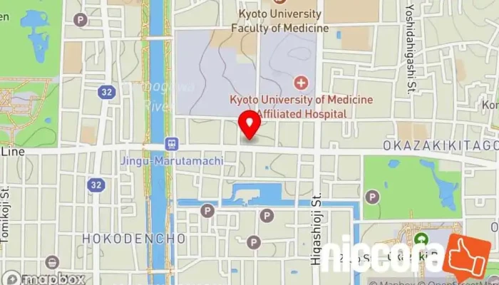 の地図 大阪出入国在留管理局 京都出張所 政府機関 で 京都市