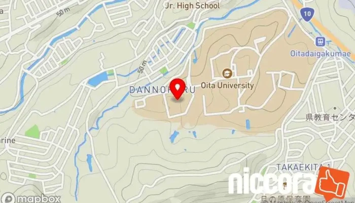 の地図 大知研究室 研究室, IT コンサルタント で 大分市