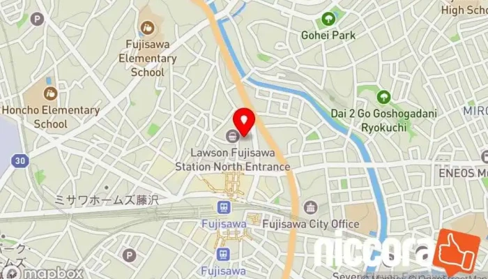 の地図 定着採用株式会社 職業紹介所 で 藤沢市