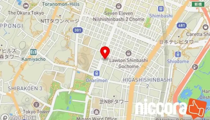 の地図 東京コンサルティング㈱ コンサルタント で 港区