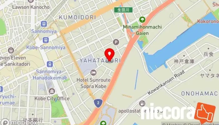 の地図 東洋理研株式会社 IT コンサルタント で 神戸市