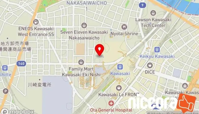 の地図 東芝デジタルソリューションズ㈱ IT コンサルタント で 川崎市