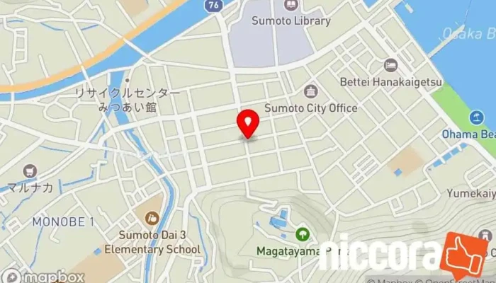 の地図 都築テクノサービス（株）淡路島オフィス パソコン専門店 で 洲本市
