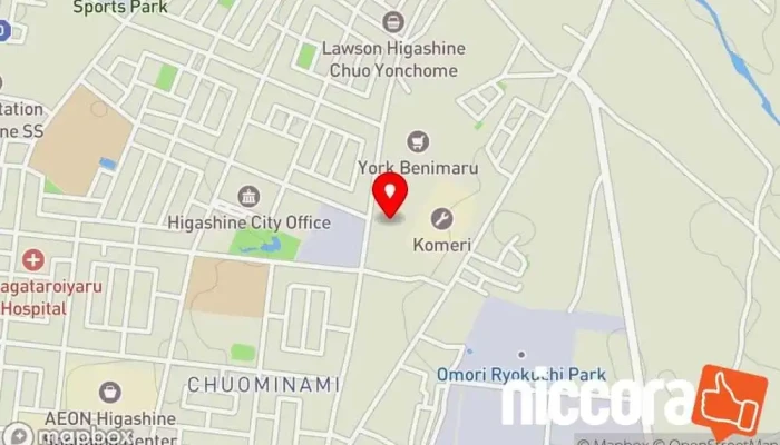 の地図 富士通オープンカレッジ 東根校 コンピュータ教室 で 東根市