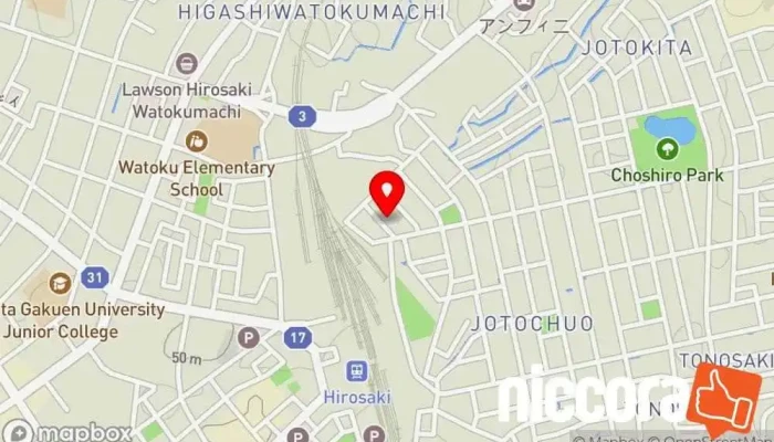 の地図 工藤総合サービス（一時閉業） 便利屋, パソコン修理店, パソコンショップ, 犬の散歩代行, ハウス クリーニング業, 留守預かり代行業 で 弘前市