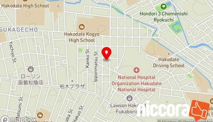 の地図 函館人事コンサルティング㈱ 人事コンサルティング で 函館市
