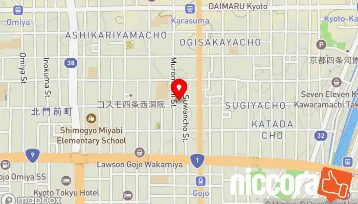 の地図 合同会社長目 IT コンサルタント で 京都市