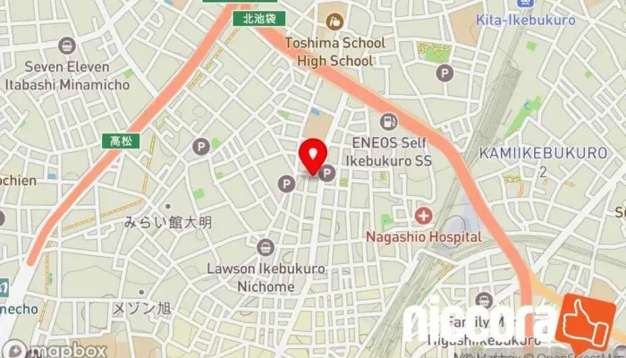 の地図 合同会社エス・シー・エヌ 企業のオフィス, IT コンサルタント で 豊島区