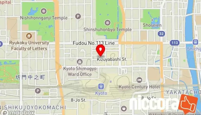 の地図 合同会社オリジナルペイメント IT コンサルタント で 京都市