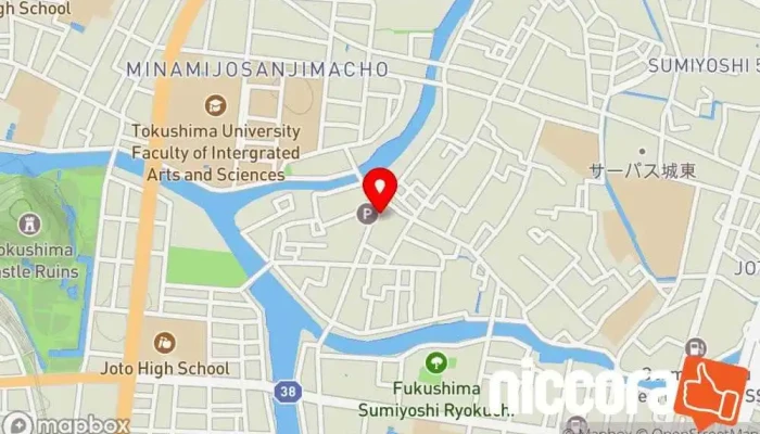 の地図 合同会社 パソコン NHM GROUP パソコン専門店, パソコン用品ショップ, パソコン修理店, パソコンショップ, パソコン卸売業者, パーソナルコンシェルジュサービス, 中古パソコン店 で 徳島市