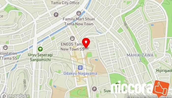 の地図 合同会社ライトサポートアンドコミュニケーション 企業のオフィス で 多摩市