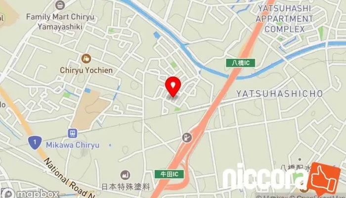 の地図 計測エンジニア合同会社 土木工学会社 で 知立市