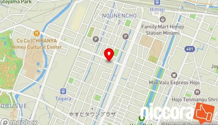 の地図 姫路情報システム専門学校 専門学校, 学校 で 姫路市