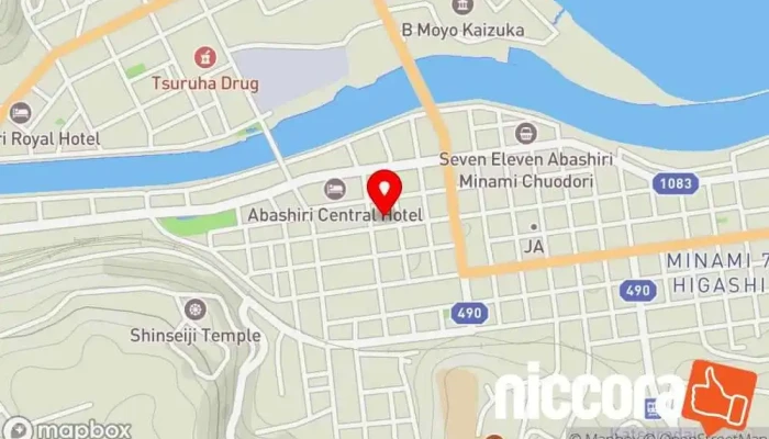 の地図 街のパソコン屋さん あばしり館 パソコンショップ, コンピューター サポート、サービス で 網走市