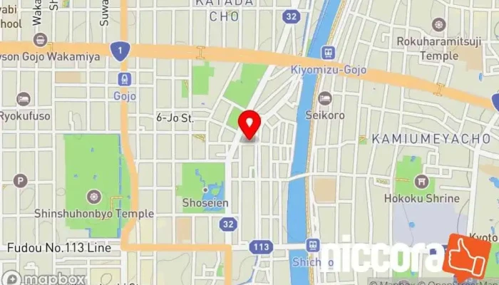 の地図 京都市地域ＩＴアドバイザー会 NPO法人 で 京都市