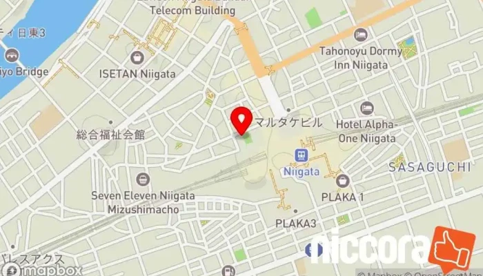 の地図 就労移行ITスクール新潟 障害者向けサービス＆支援組織 で 新潟市
