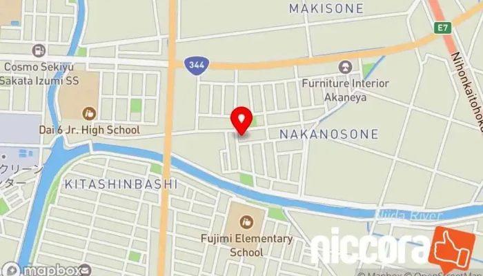 の地図 酒田コンサル㈱  で 酒田市