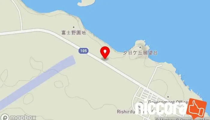 の地図 利尻ぐりーんひる inn ゲスト ハウス, 民宿, イン で 利尻富士町