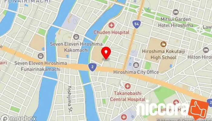 の地図 理研産業株式会社 IT コンサルタント, 企業のオフィス で 広島市