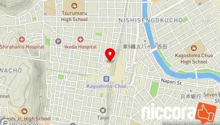 の地図 鹿児島情報サービス（株） コンピュータ教室 で 鹿児島市