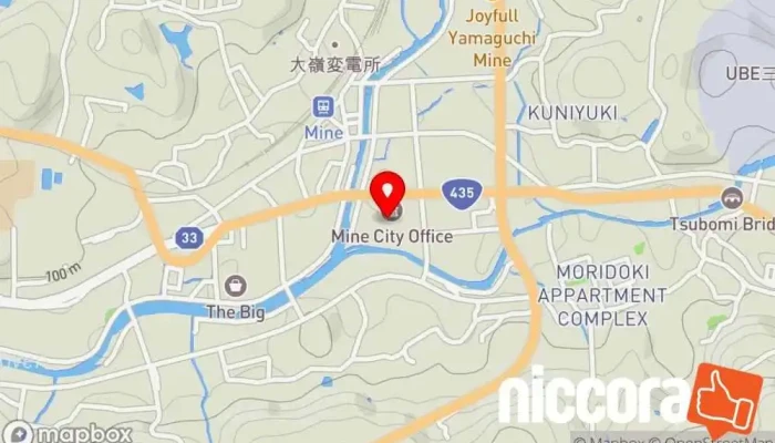 の地図 美祢市  で 美祢市