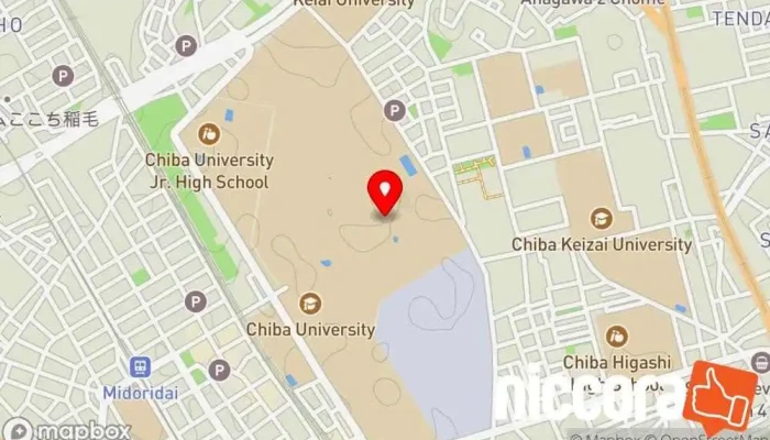 の地図 千葉大学 情報戦略機構 大学の学部 で 千葉市