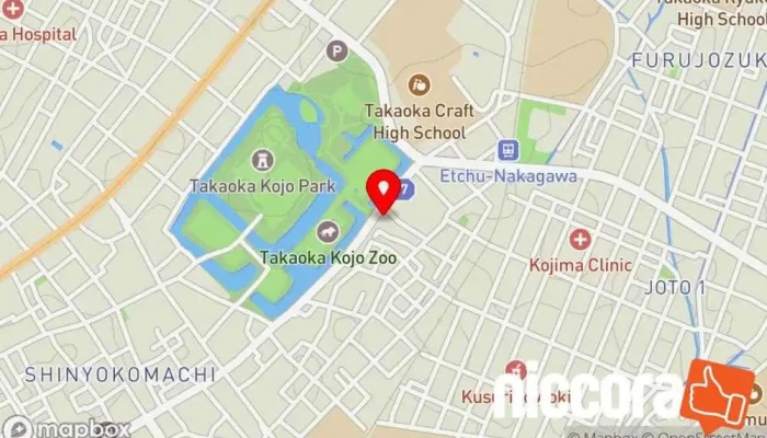 の地図 日本都市開発コンサルティング（株） 不動産業 で 高岡市
