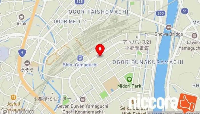 の地図 日本事務器株式会社 山口サービスステーション コンピューター サポート、サービス で 山口市