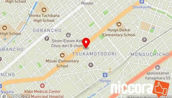 の地図 日本アイビルソフト株式会社 IT コンサルタント で 神戸市