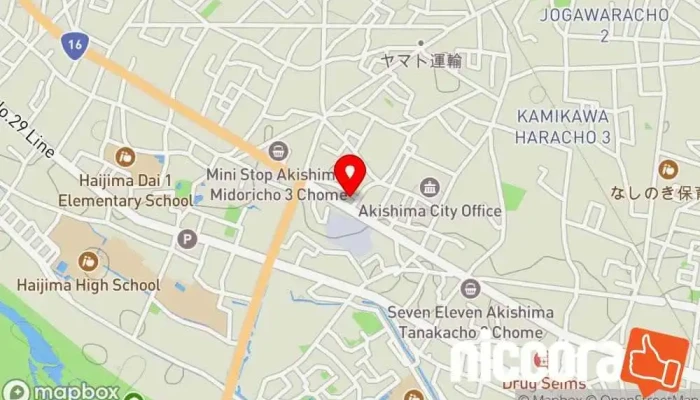 の地図 日本Ｒ＆Ｄテクノロジー（株） 解体請負業者 で 昭島市