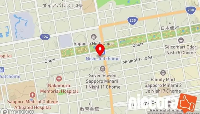 の地図 日成コンサルティング㈱ 企業経営コンサルタント で 札幌市