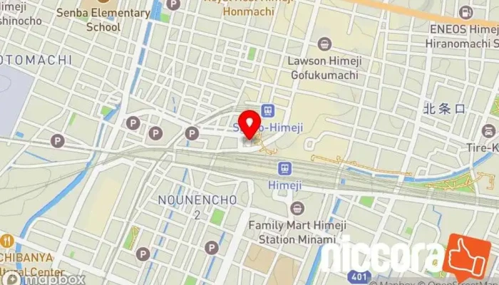 の地図 日東コンピューターサービス（株） コンピュータ ソフトウェア専門店 で 姫路市