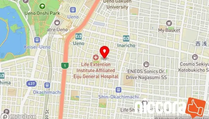 の地図 日信ＩＴフィールドサービス（株）首都圏統括部 電子機器会社, コンピュータ セキュリティ業, コンピューター サポート、サービス で 台東区