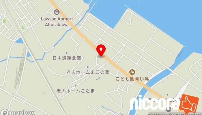 の地図 日興通信株式会社 青森支店 IT コンサルタント で 青森市