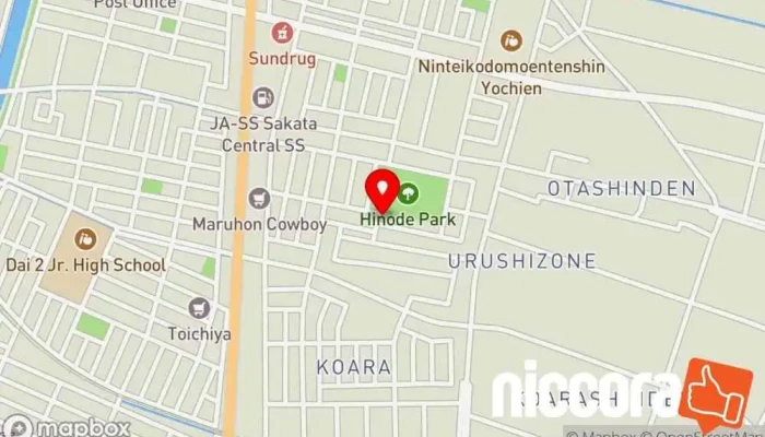 の地図 三谷税理士・社労士・行政書士事務所 税理士, コンサルタント で 酒田市