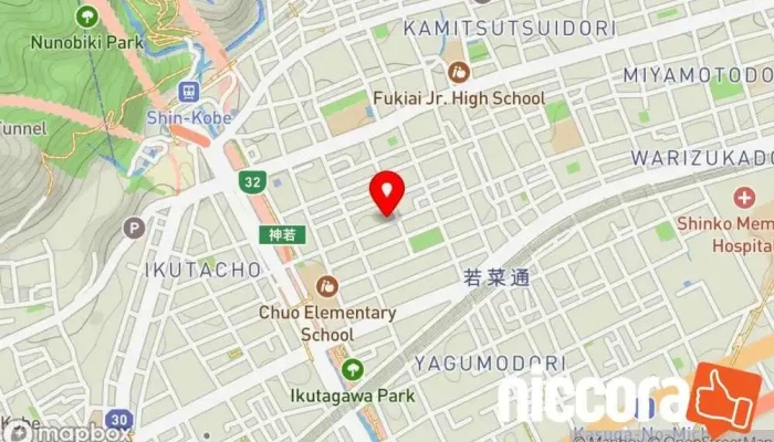 の地図 神戸PCサービス パソコン修理店, パソコン専門店, パソコンショップ, パソコン卸売業者 で 神戸市