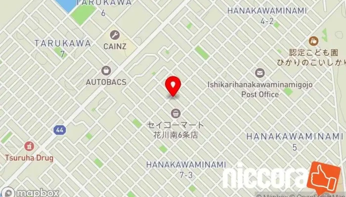 の地図 石狩オフィスづくり リノベーション業者 で 石狩市