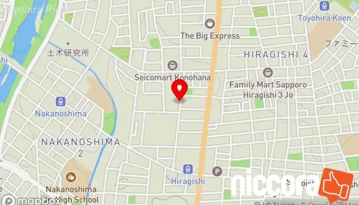 の地図 手仕事工房 IT コンサルタント で 札幌市
