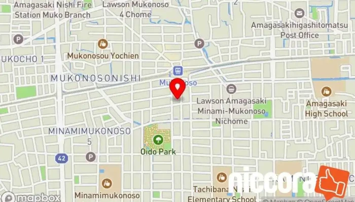 の地図 税理士事務所 宮崎経営 税理士, 会計事務所 で 尼崎市