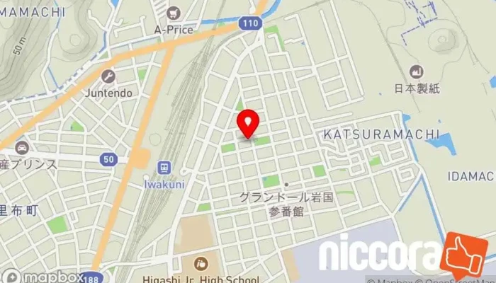 の地図 天羽公認会計士事務所 公認会計士 で 岩国市