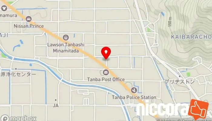 の地図 西日本テクニカル株式会社 丹波 人材派遣業 で 丹波市