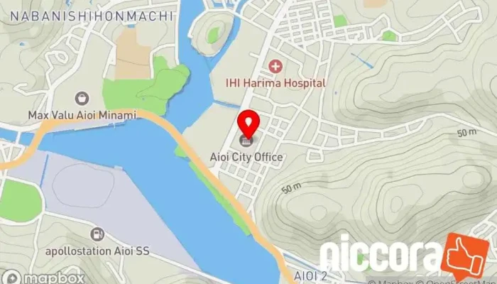 の地図 相生市役所 市役所・区役所 で 相生市