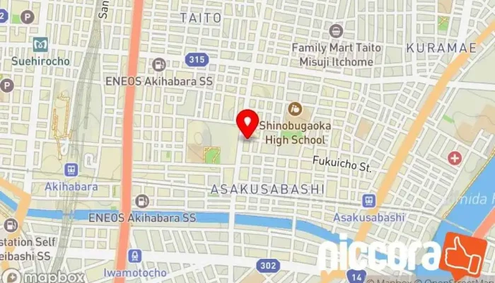 の地図 小松啓 公認会計士・税理士事務所 税理士, 公認会計士, IT コンサルタント で 台東区