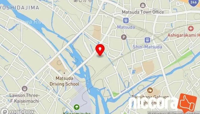 の地図 小田原エンジニアリング 企業・ビジネス, 機械工場 で 松田町