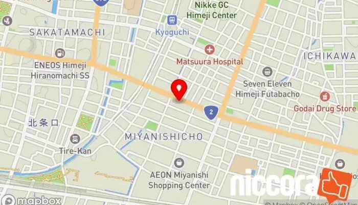 の地図 行政書士ココモ法務事務所 行政書士, IT コンサルタント, ファイナンシャル・プランナー で 姫路市